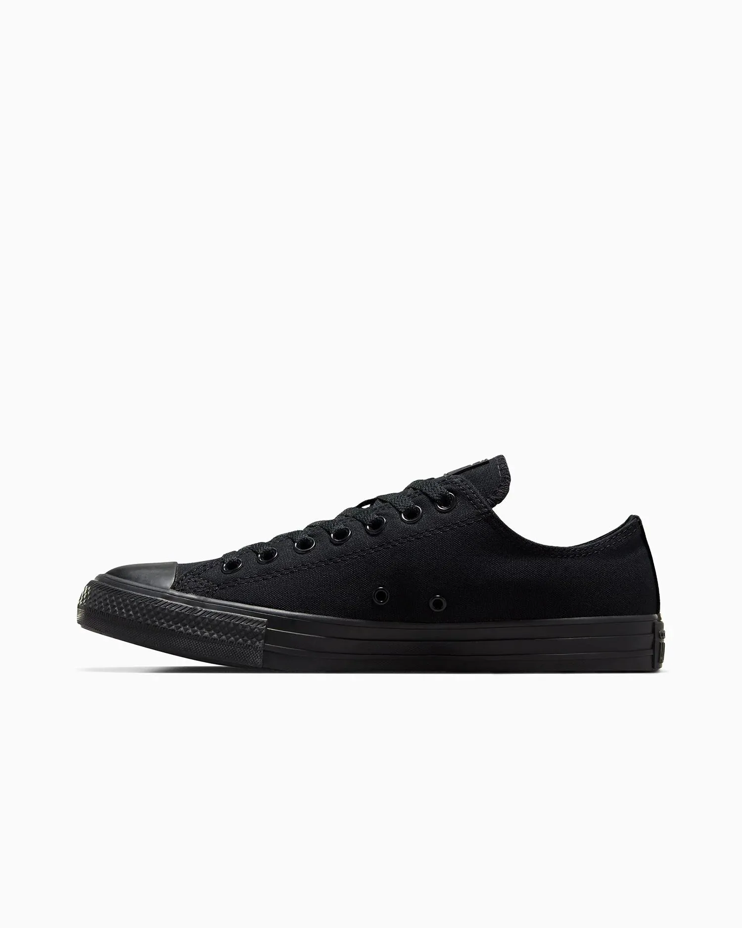 Converse Men's Chuck Taylor All Star Low Top Triple Black Shoe Freedom Steps