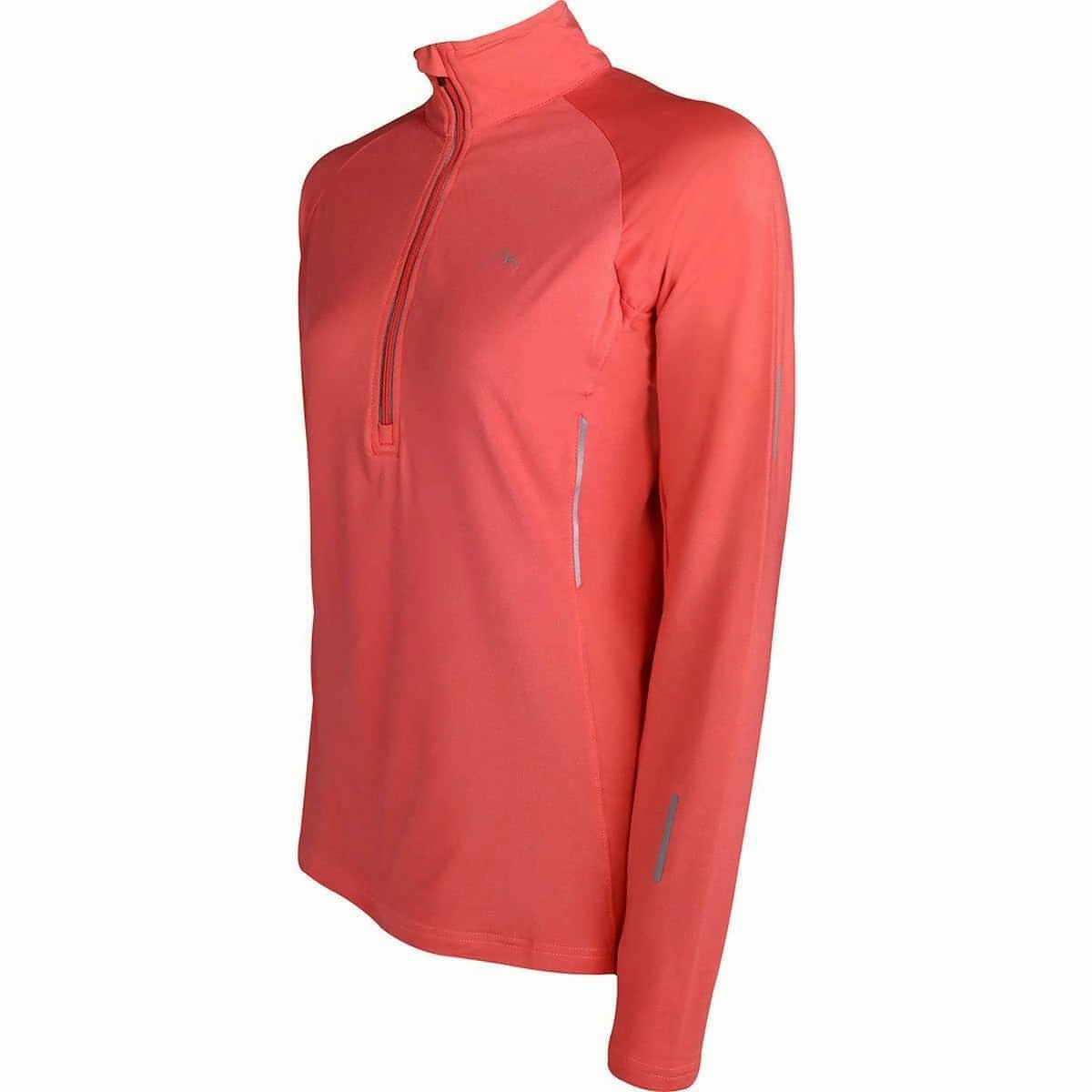 Single piece wear More Mile Vancouver Half Zip Long Sleeve Womens Running Top - Pink