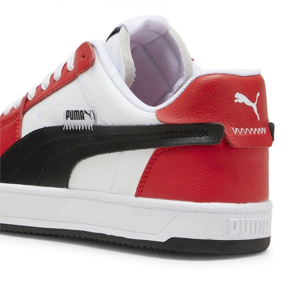 Breathable Sole Puma Men's Caven Vtg 2.0 Red/White/Black Shoes