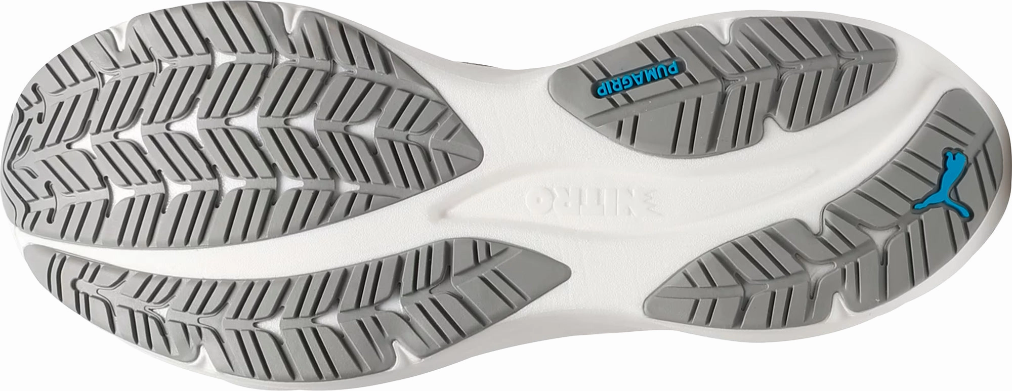 Puma Magnify Nitro 3 Mens Running Shoes - Grey Structured ease Textured Insole