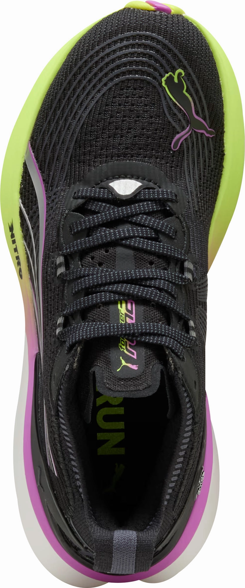 Comfy Support Puma ForeverRun Nitro 2 Womens Running Shoes - Black