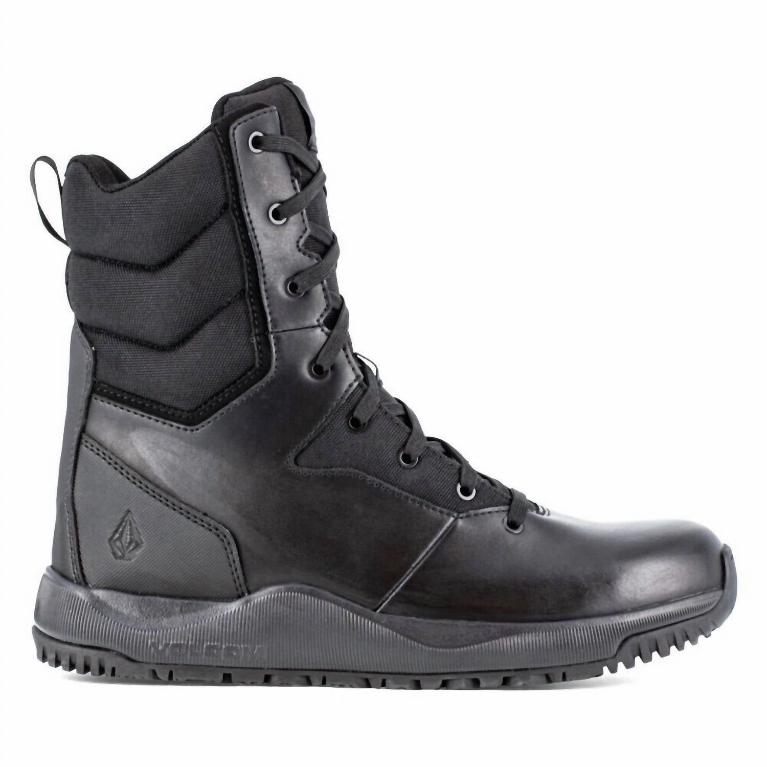 Men's 8" Tactical Side-Zip Work Boot - Medium Width In Black Camping Trip Seamless Comfort River Crossing