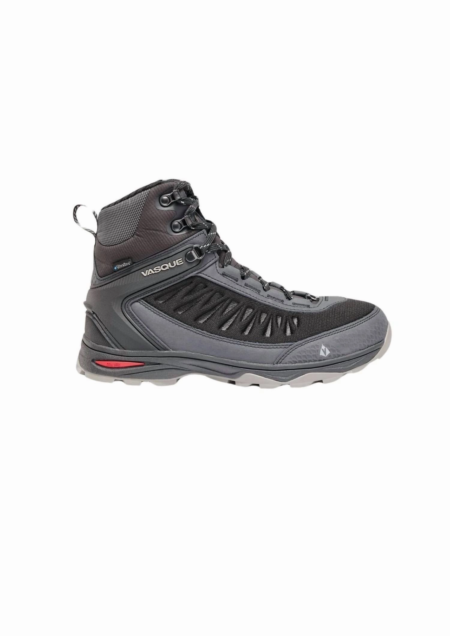 Men's Coldspark Ultradry Waterproof Hiking Boots In Anthracite/neutral Grey Fur Trim Fast Step