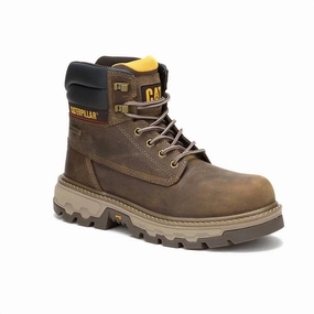 Breathable Milan Shine Men's Colorado Equip 6" Waterproof Composite Toe Work Boot In Pyramid