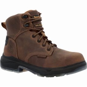 Men's Flxpoint Ultra Composite Toe Waterproof Work Boot - Wide Width In Black And Brown Shock Absorbing Comfort Seeker