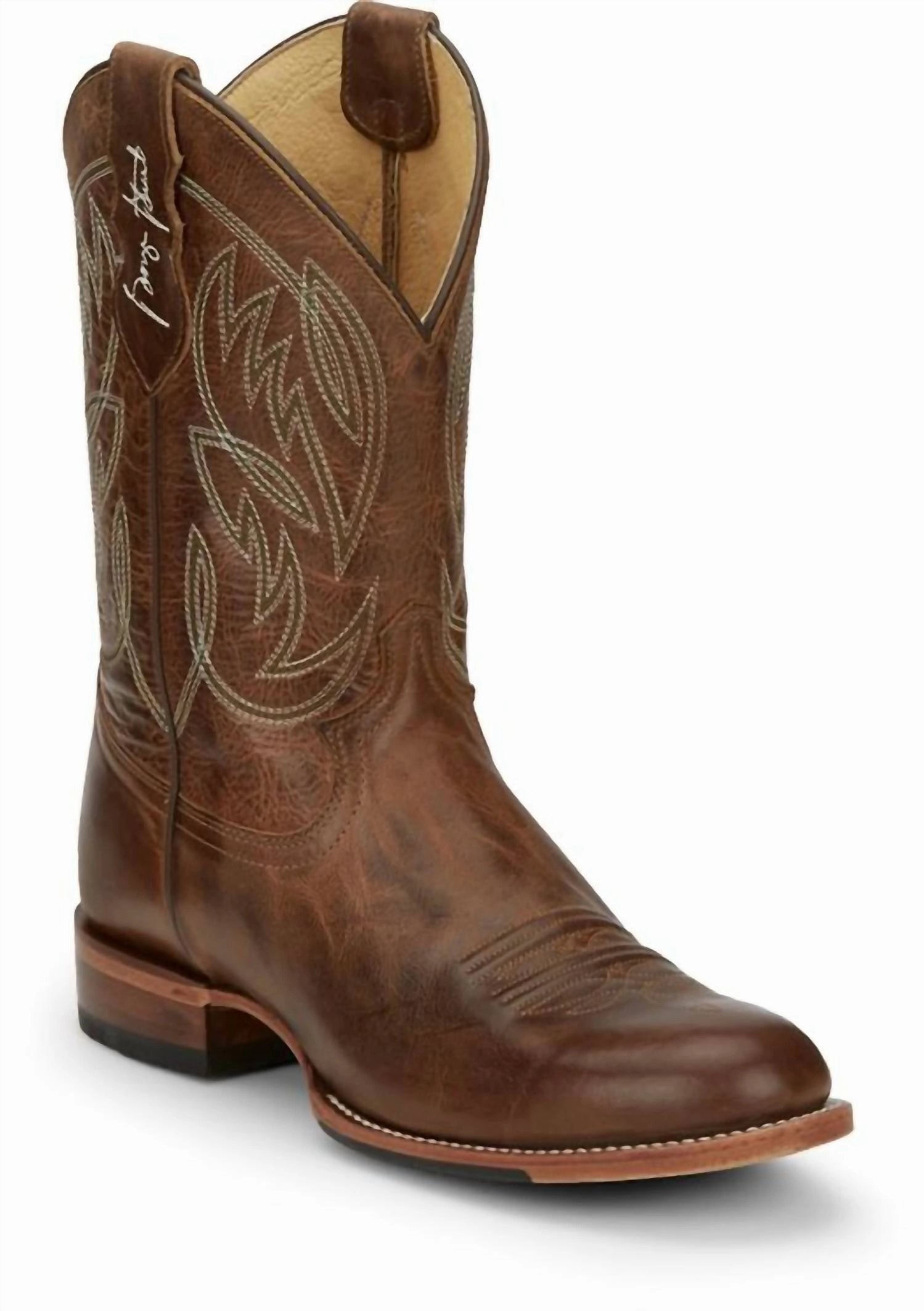 Lightweight Footwear Men's George Strait Pearsall Amber Western Boots In Brown