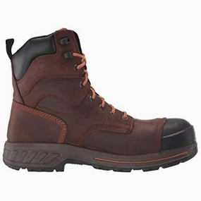 Flexible Men's Helix Hd 8" 400 Gram Insulated Work Boots In Brown
