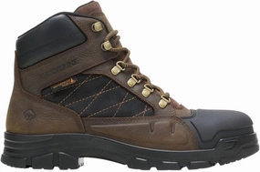 Cushion Collar Everyday Use Men's Hellcat Toe Construction Boot In Charcoal Grey