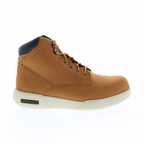 Sturdy Build Men's Kickstart Durashocks 6" C-Max Comp Toe Work Boot - Wide Width In Wheat