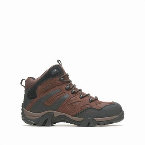 Men's Wilderness Composite Toe Boots In Brown Anti Odor Winter Walker All-Purpose Footwear