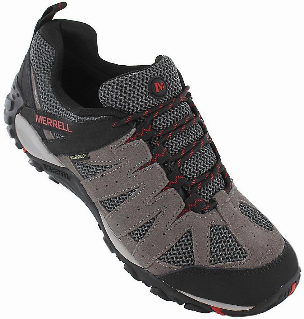 Merrell Accentor 2 Vent Waterproof Mens Walking Shoes - Grey Outdoor Day Hiking