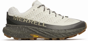 Merrell Agility Peak 5 Mens Trail Running Shoes - Cream barefoot - style running shoes
