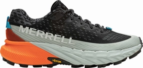 Merrell Agility Peak 5 Womens Trail Running Shoes - Black heavy - duty upper shoes