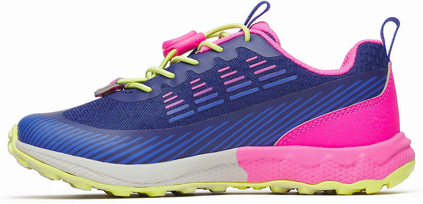 Ventilated Insole Design daily wearers Merrell Agility Peak Junior Walking Shoes - Blue