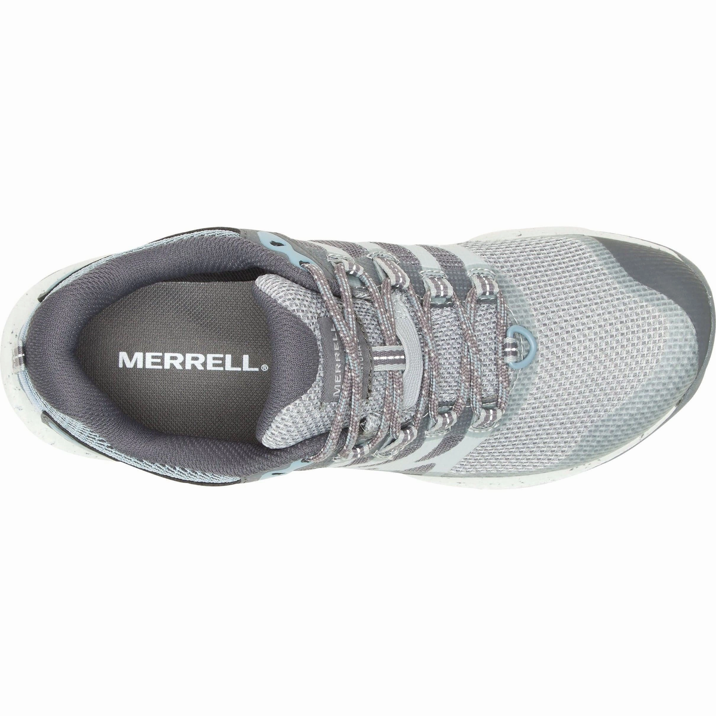 Blown Rubber Padding Merrell Antora 3 GORE-TEX Womens Trail Running Shoes - Blue