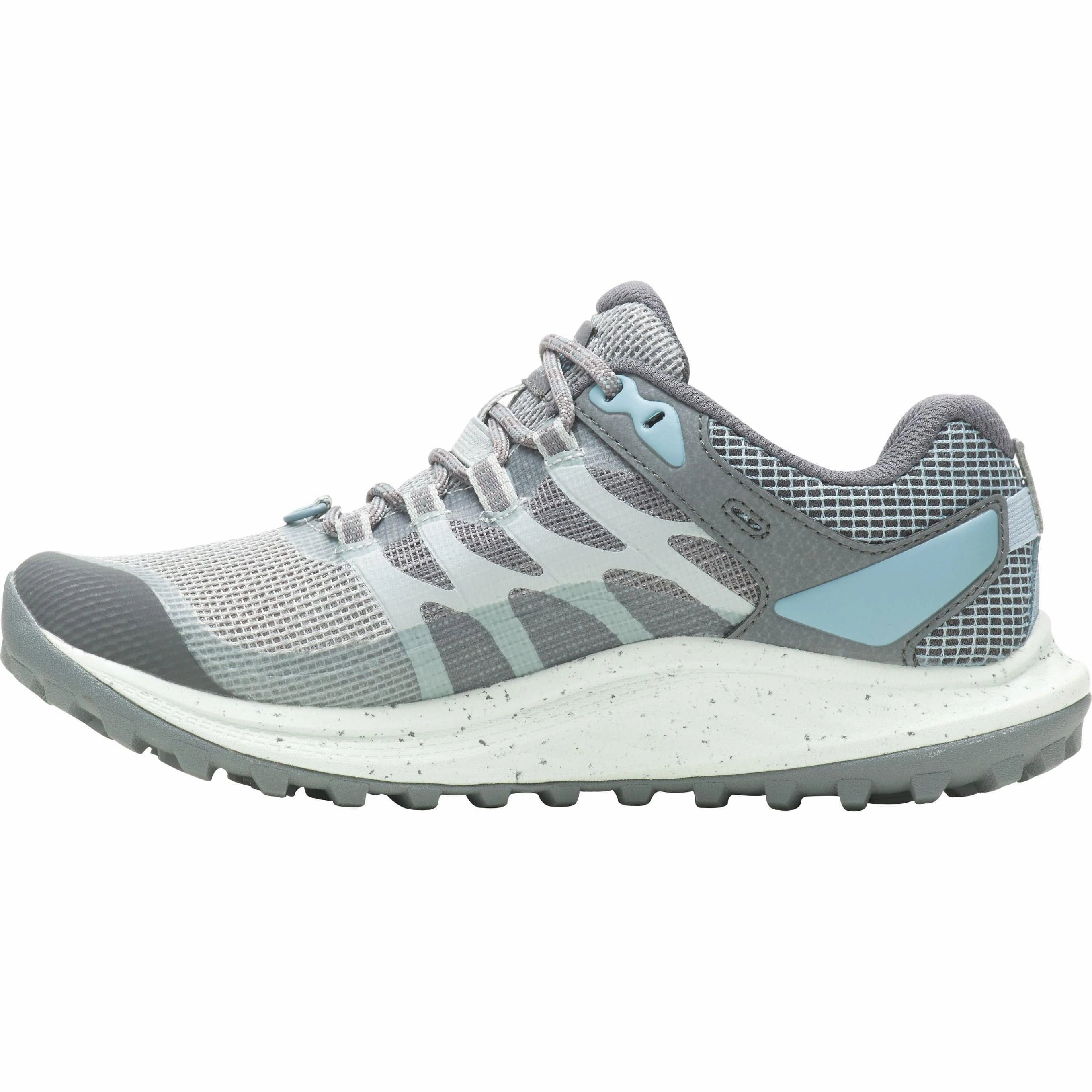 Anti-microbial Merrell Antora 3 GORE-TEX Womens Trail Running Shoes - Blue