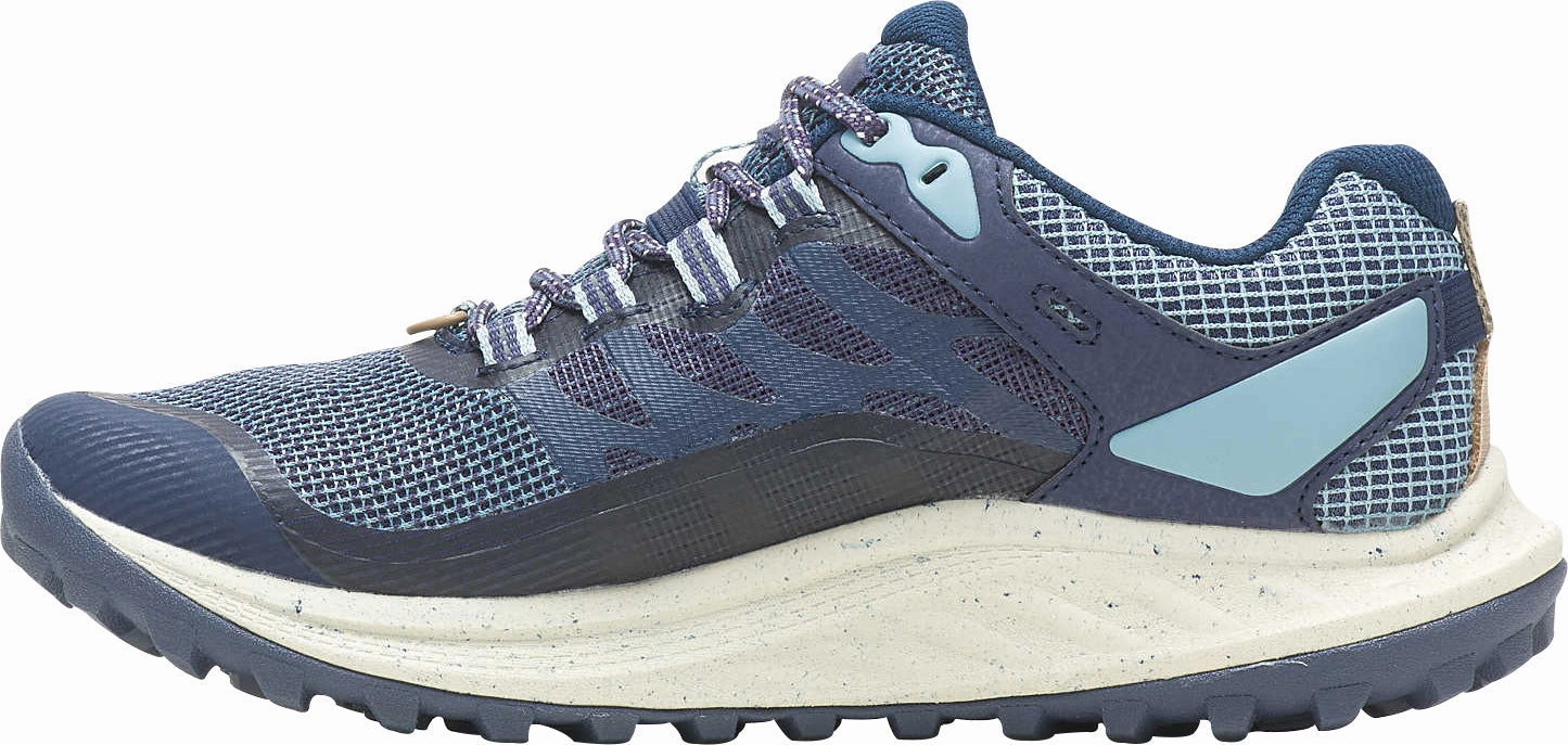 Training Run flexible - sole Merrell Antora 3 Womens Trail Running Shoes - Blue