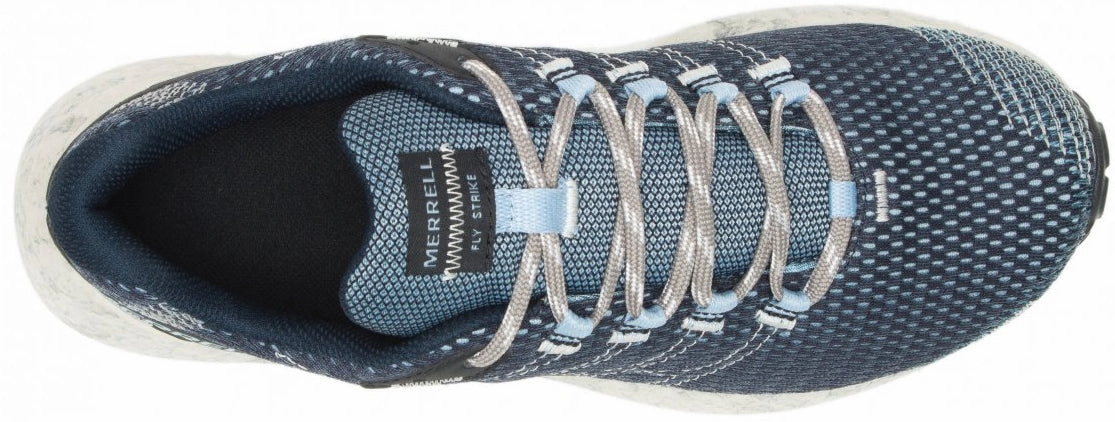 Non Slip Lacing microfiber - upper shoes Merrell Fly Strike GORE-TEX Womens Running Shoes - Blue