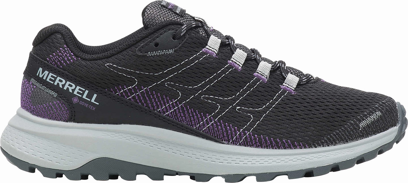 3D - mesh shoes Merrell Fly Strike GORE-TEX Womens Trail Running Shoes - Black