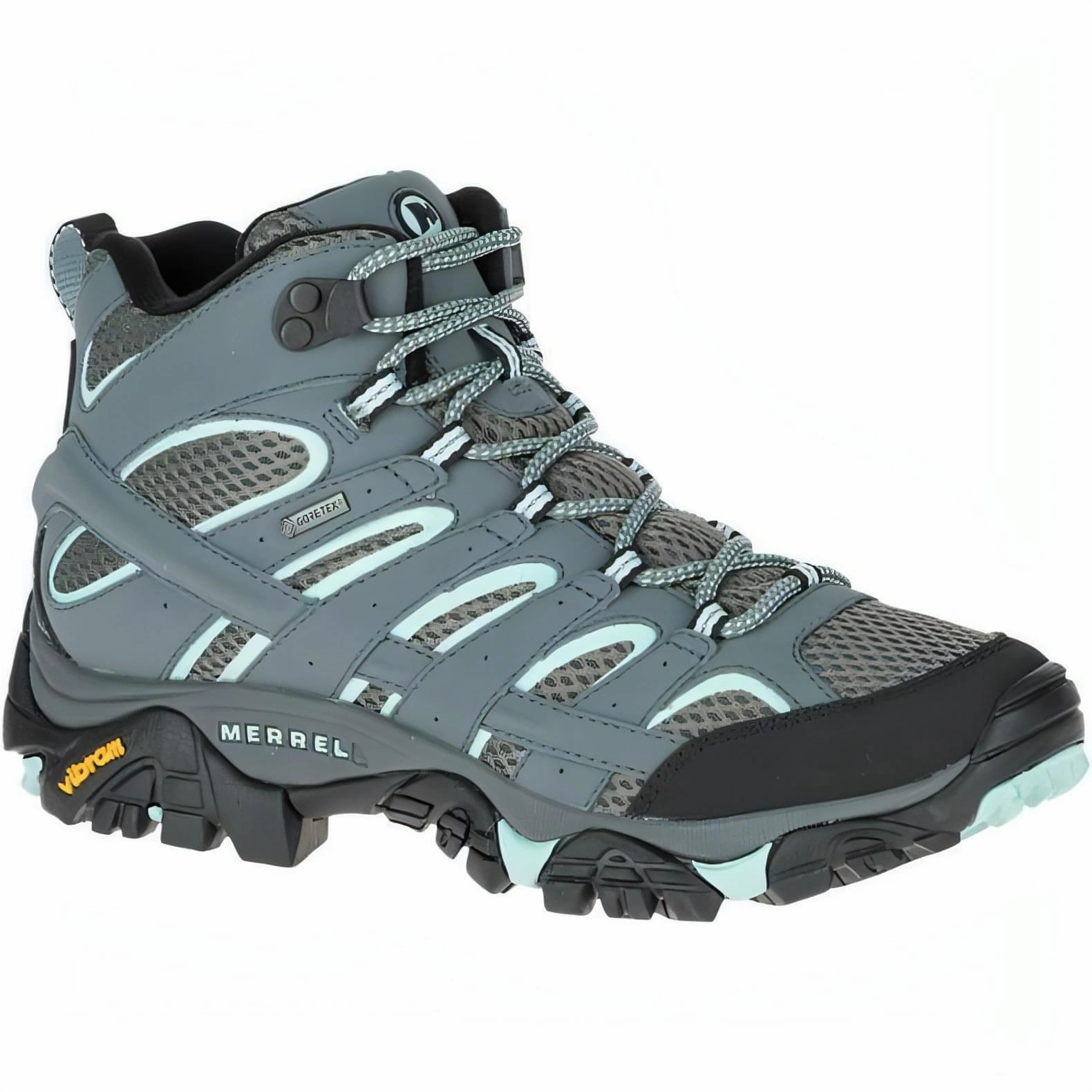 Peak Fit Merrell Moab 2 Mid GORE-TEX Womens Walking Boots - Blue