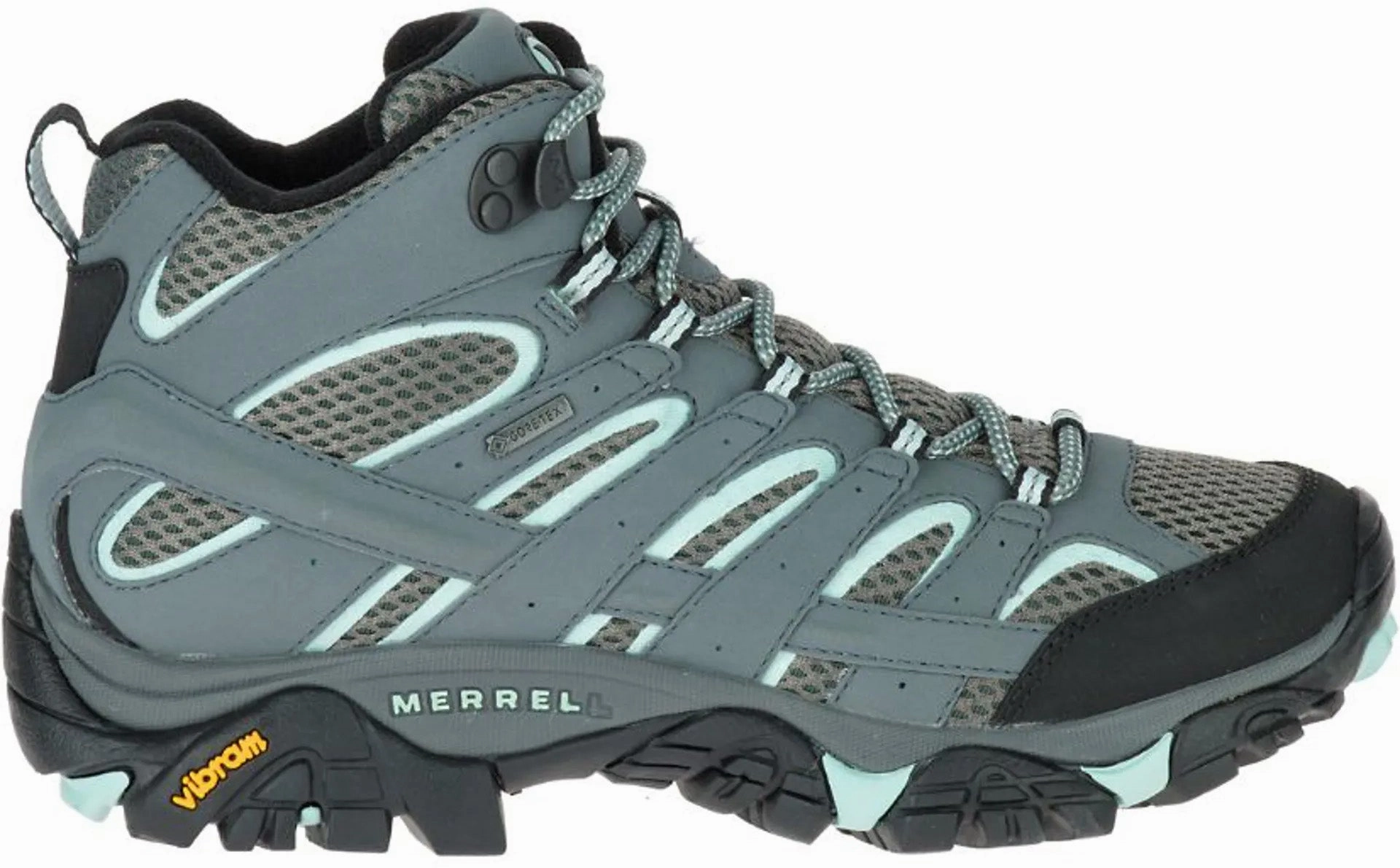 Merrell Moab 2 Mid GORE-TEX Womens Walking Boots - Blue Windproof Design