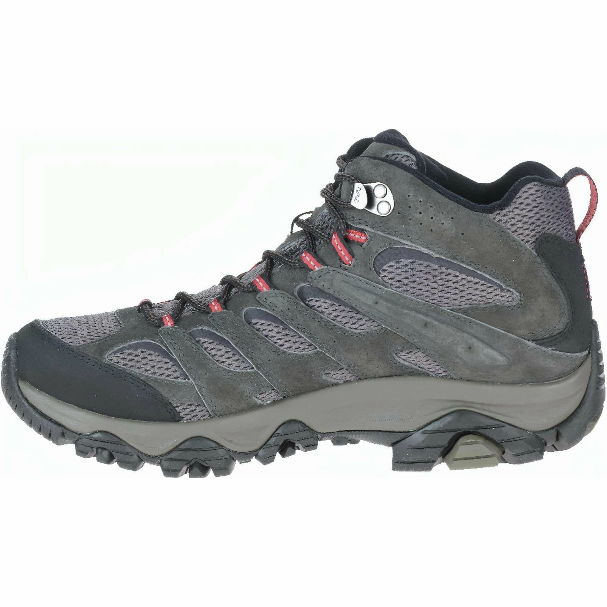 Merrell Moab 3 Mid GORE-TEX Mens Walking Boots - Grey Solid colors