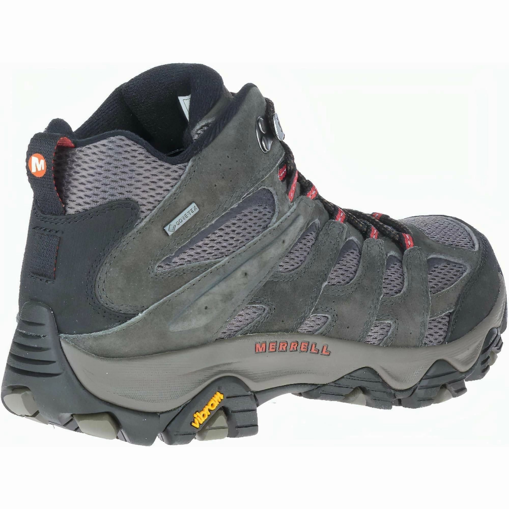 low - arch shoes Ultra Responsive Midsole Merrell Moab 3 Mid GORE-TEX Mens Walking Boots - Grey