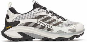 running shoes with removable insoles Slip Resistant Studs Merrell Moab Speed 2 GORE-TEX Mens Walking Shoes - White