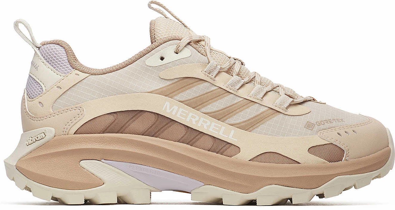 unisex shoe design Merrell Moab Speed 2 GORE-TEX Womens Walking Shoes - Beige