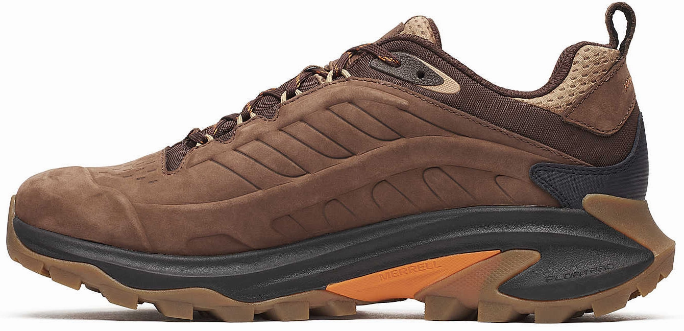 competitive - level shoes Merrell Moab Speed 2 Leather Waterproof Mens Walking Shoes - Brown