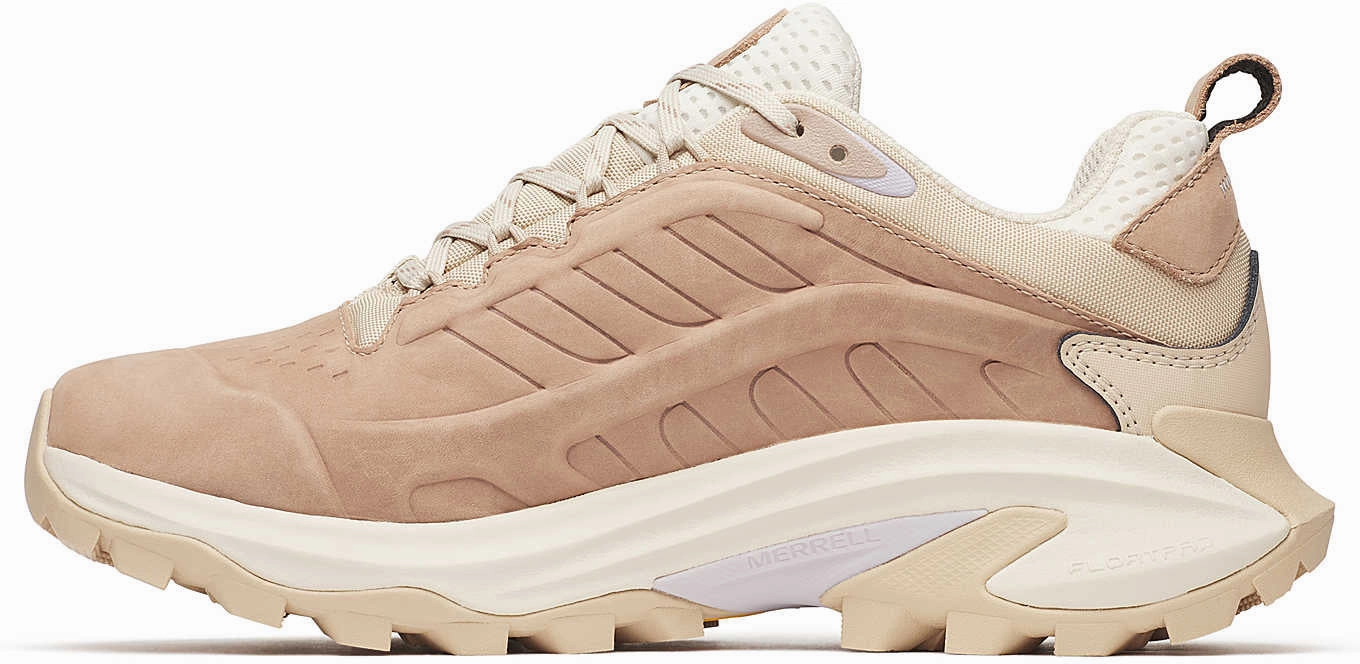 Multi Layer Cushioning storage - friendly Merrell Moab Speed 2 Leather Waterproof Womens Walking Shoes - Brown