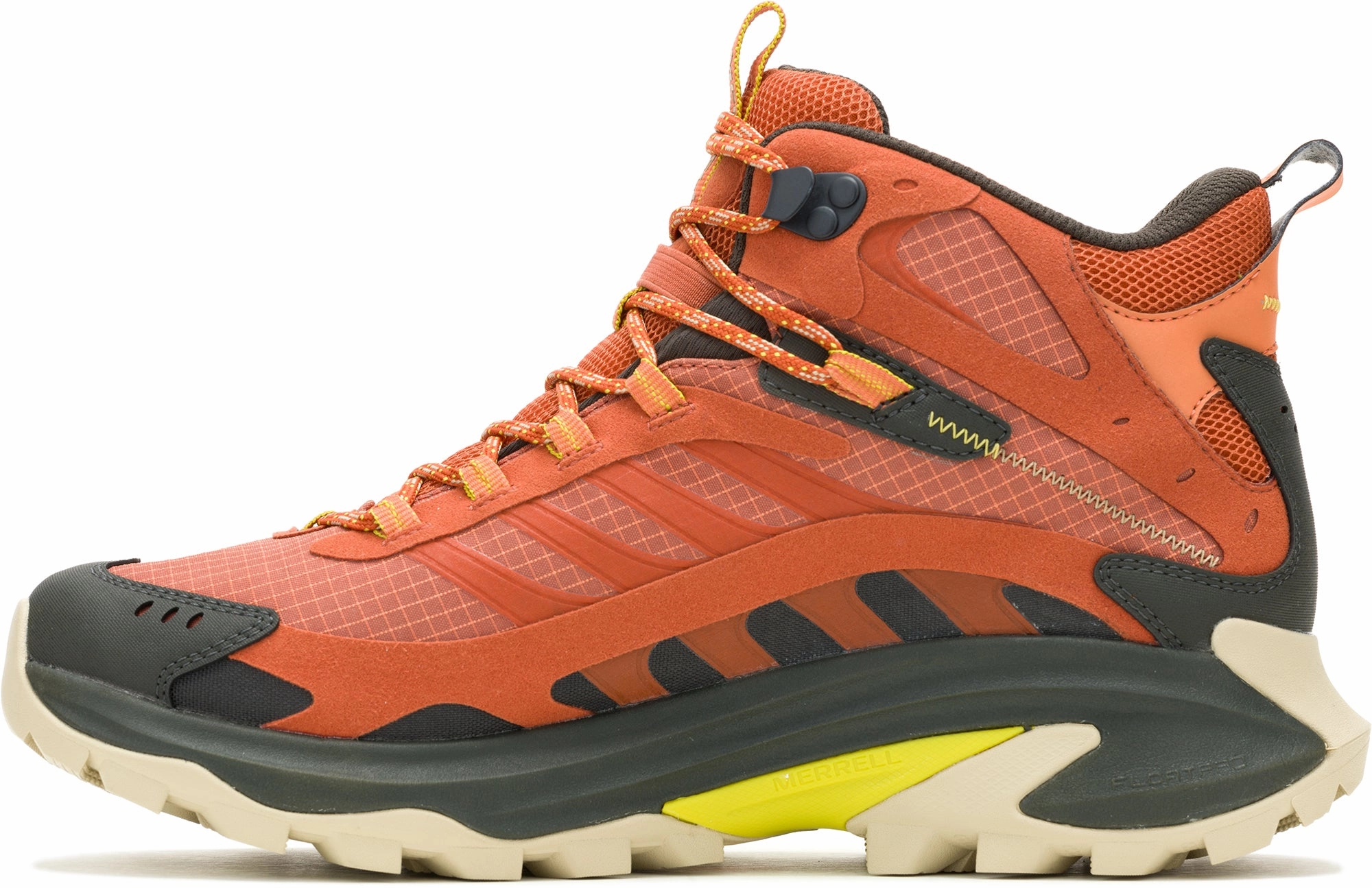 Resistant Boots Merrell Moab Speed 2 Mid GORE-TEX Mens Walking Boots - Orange