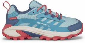 energy - returning midsole shoes Merrell Moab Speed 2 Waterproof Junior Walking Shoes - Blue