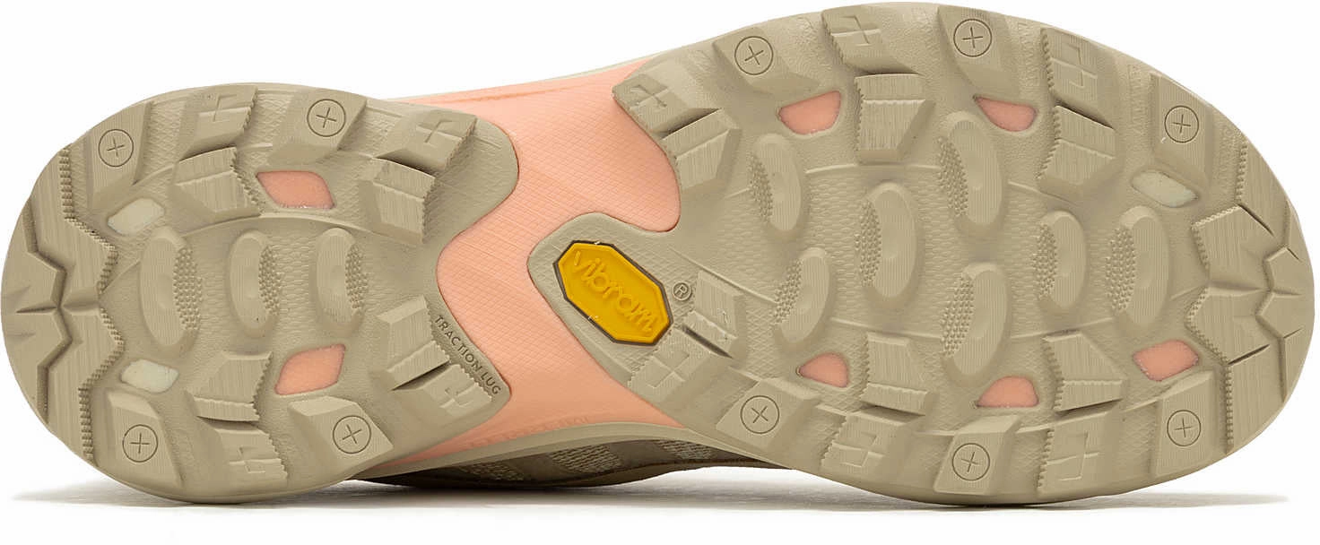 Merrell Moab Speed 2 WIDE FIT Womens Walking Shoes - Cream Reliable Comfort Supportive Traction