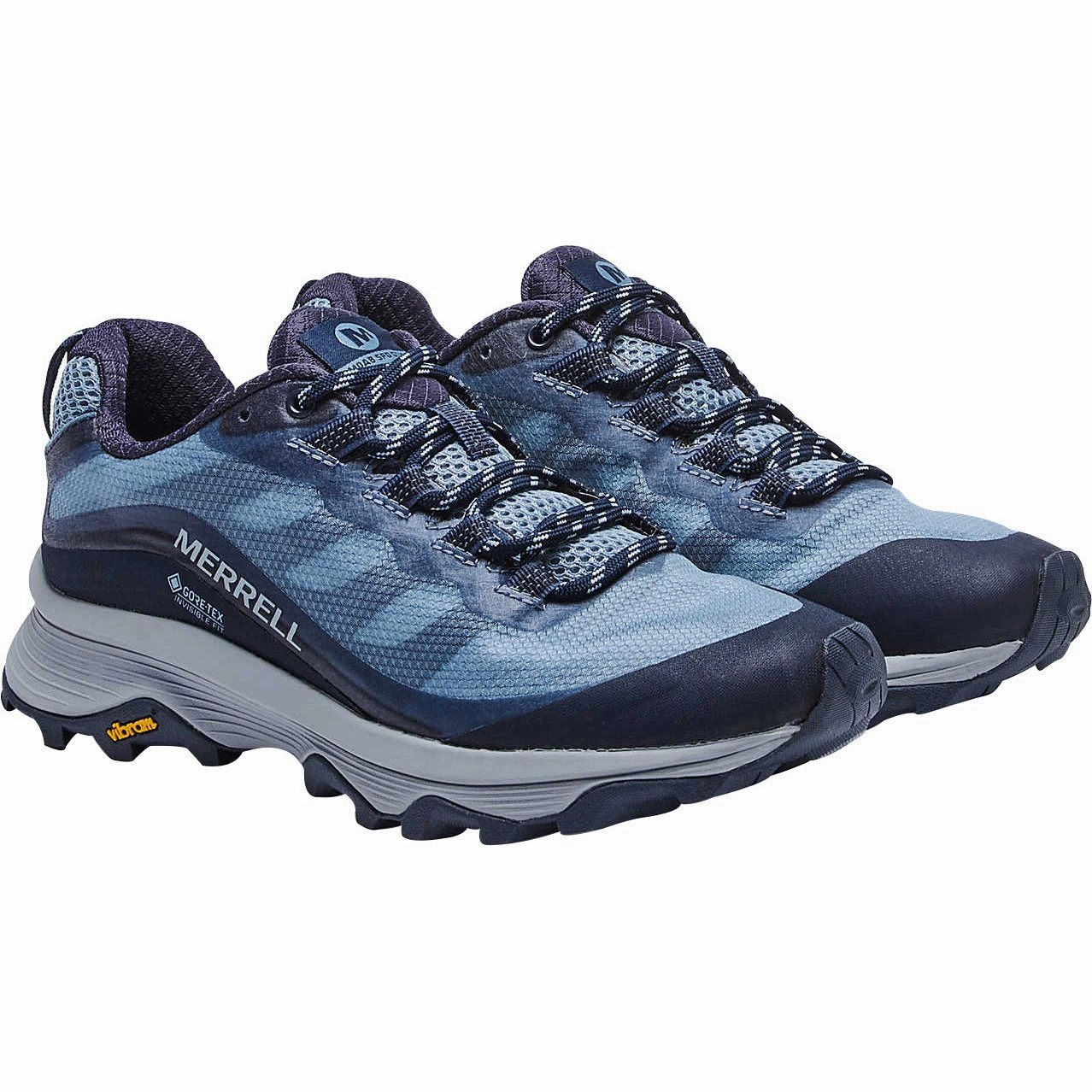 Slope Climb Off Grid Merrell Moab Speed GORE-TEX Womens Walking Shoes - Blue