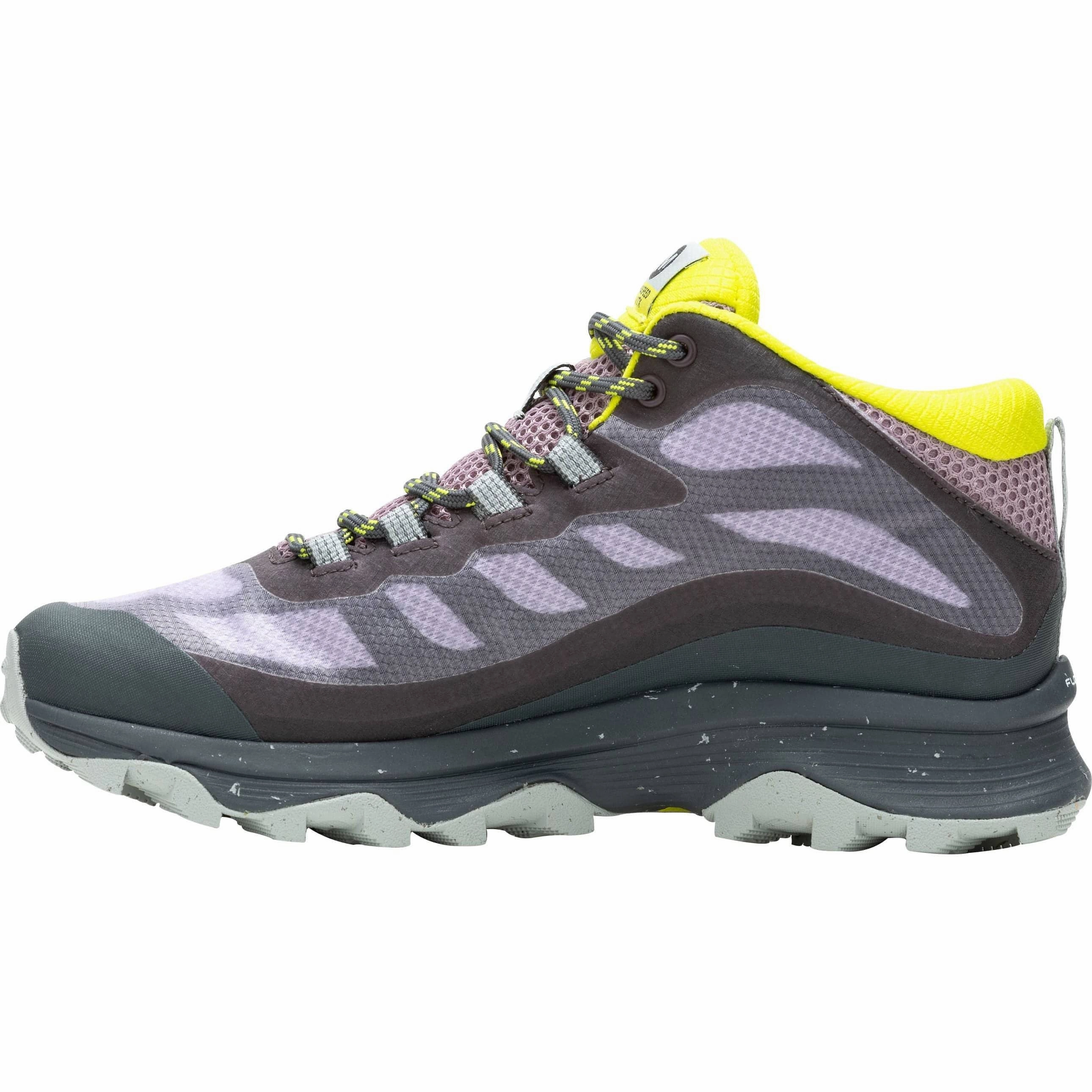 Merrell Moab Speed Mid GORE-TEX Womens Walking Boots - Purple Landscape Hiking Trail Zone