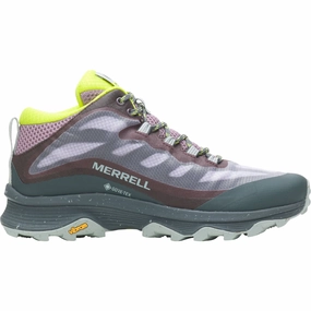 Mountain Explorer Merrell Moab Speed Mid GORE-TEX Womens Walking Boots - Purple