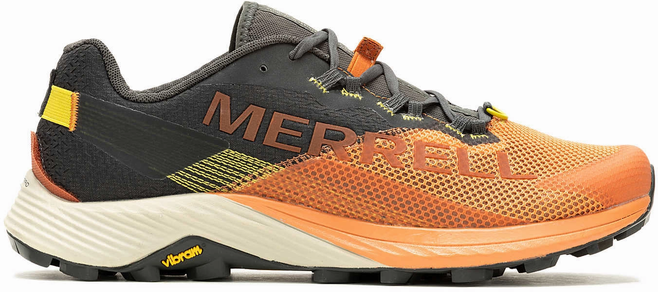 high - tech running shoes Merrell MTL Long Sky 2 Mens Trail Running Shoes - Orange