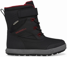 Foot Locking Hill Route Merrell Snow Storm 3.0 Childrens Waterproof Boots - Black