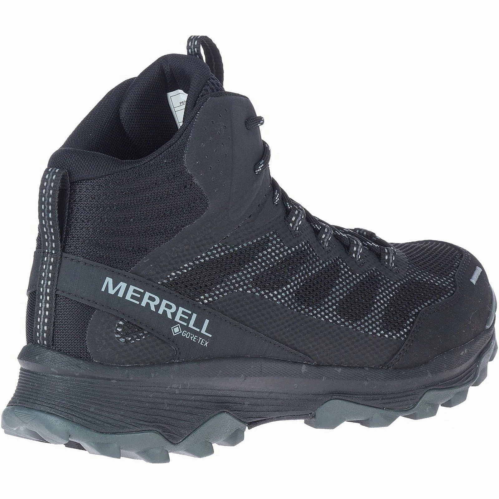 Solid Foundation Merrell Speed Strike Mid GORE-TEX Mens Walking Boots - Black