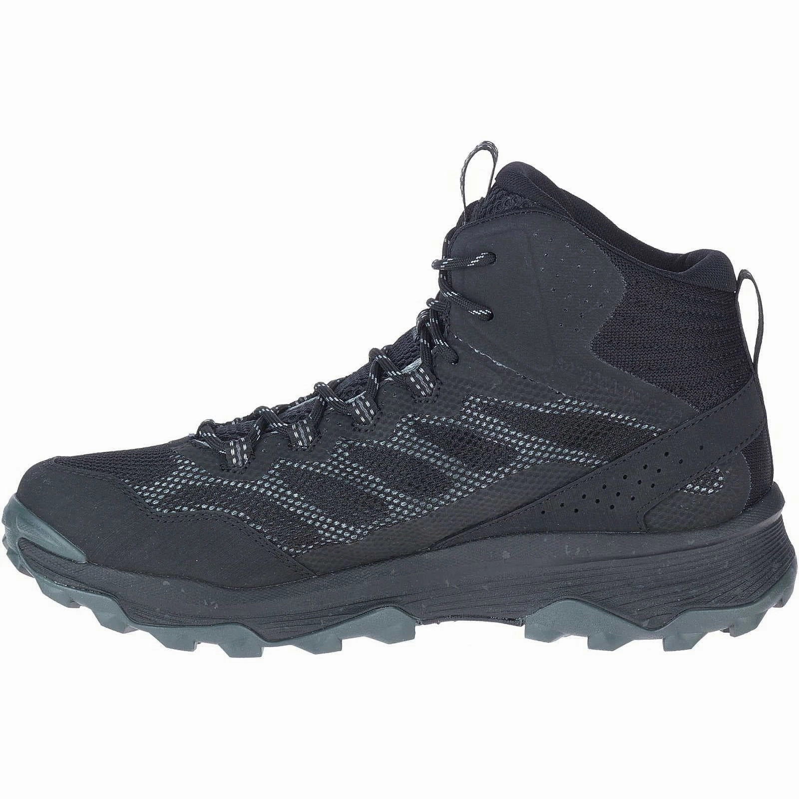Merrell Speed Strike Mid GORE-TEX Mens Walking Boots - Black exercise Nature Focus