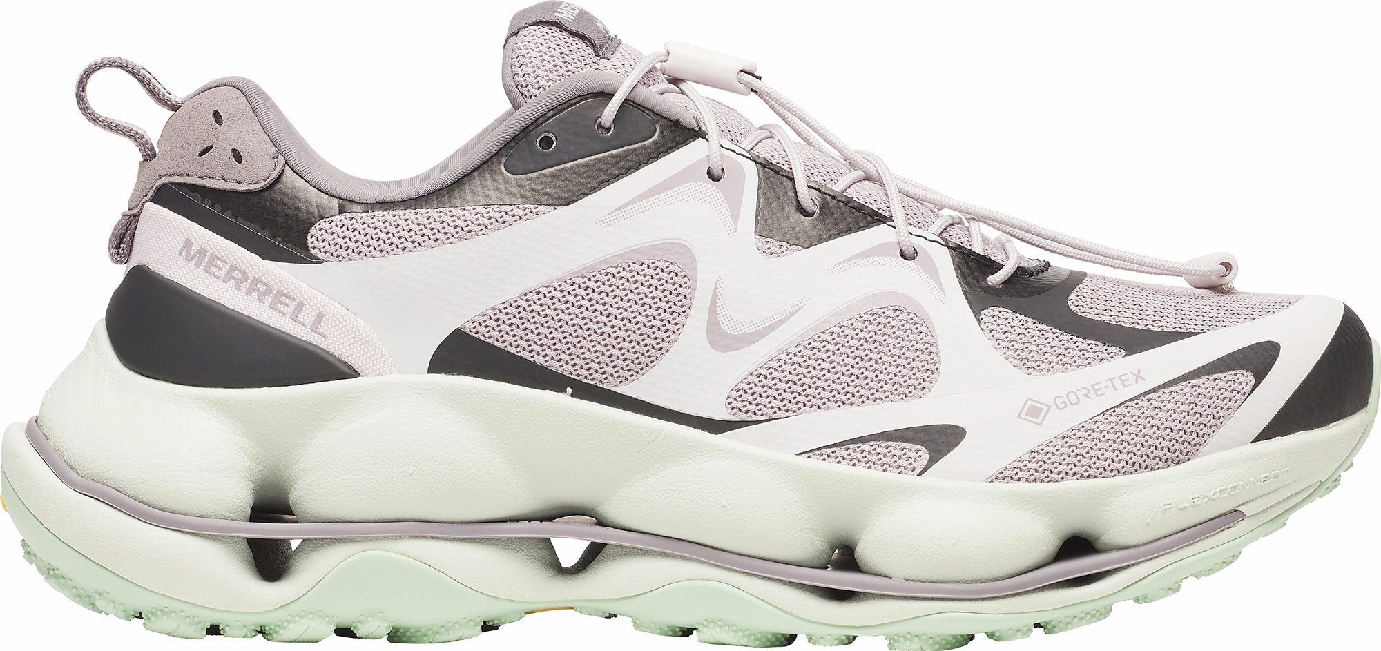 Merrell Speedarc Matis GORE-TEX Womens Walking Shoes - Green Anti Slip Outsole Pattern Orthotic Friendly Design