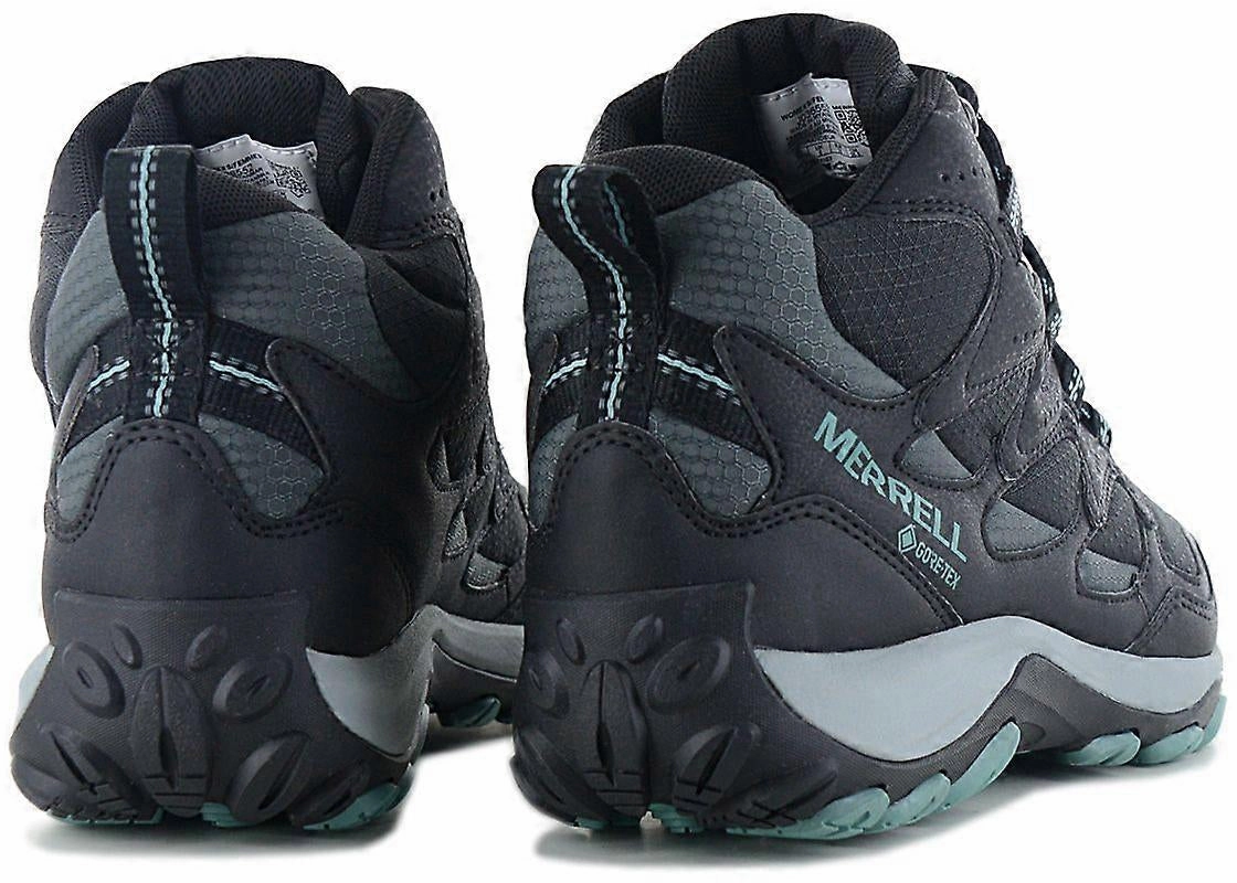 Merrell West Rim Sport GORE-TEX Womens Walking Boots - Black Grip Control System Rock Terrain