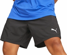 Easy Motion Puma Run Favourite Velocity 7 Inch Mens Running Shorts - Black