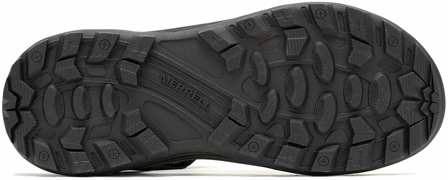 Merrell Speed Fusion Web Sport Mens Walking Sandals - Black Ozone Resistant Outsole