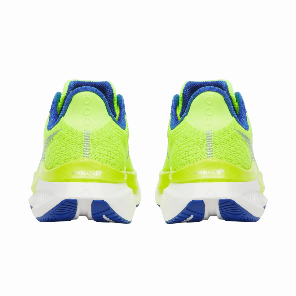 aerobic shoes Saucony Men's Endorphin Speed 5 Running Shoes in Citron/Lapis - Online Exclusive