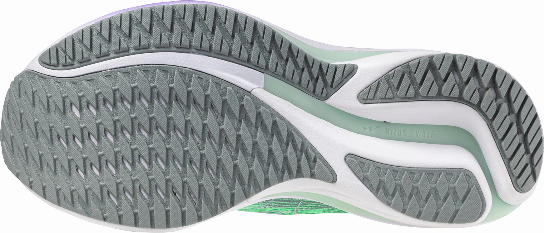 Travel Light Thermal Regulating Mizuno Wave Rider 28 Womens Running Shoes - Green