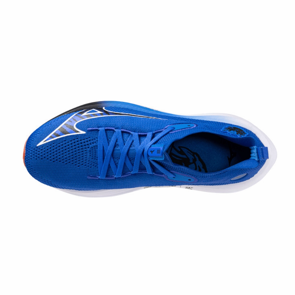 Mizuno Unisex Neo Vista Running Shoes in Oni Demon Mizuno Ignition Red/Black/Baseball Blue SS25 Thermobonded Seams synthetic sole shoes