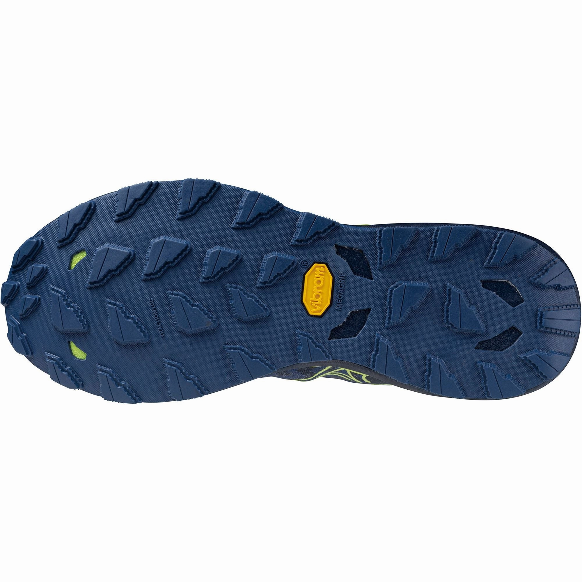 Mizuno Wave Daichi 8 Mens Trail Running Shoes - Blue Deep Tread Pattern High Function