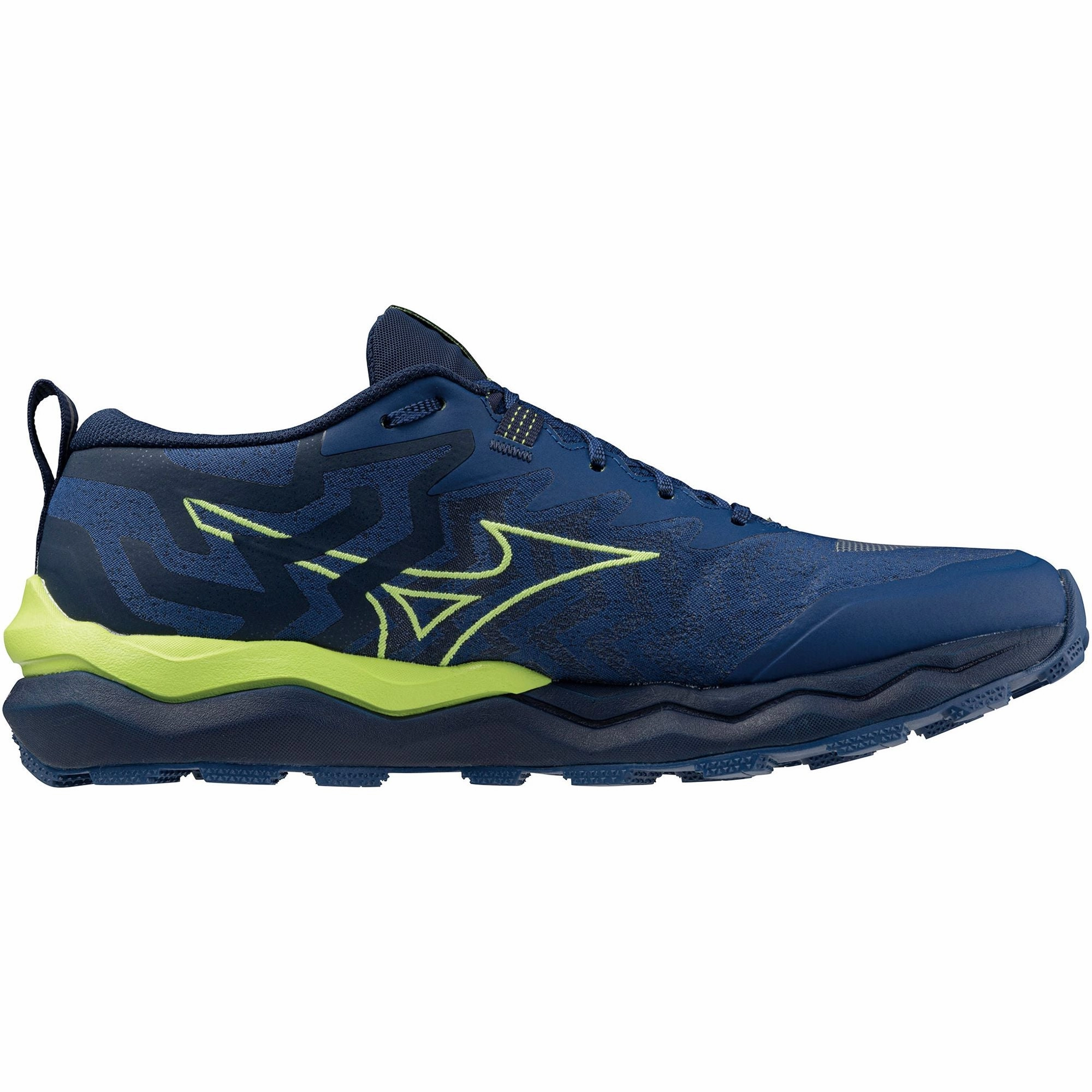 Mizuno Wave Daichi 8 Mens Trail Running Shoes - Blue Energy Cushion Durable Base